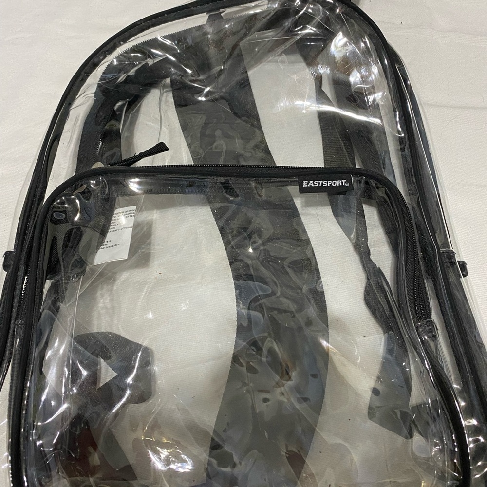 Clear back pack
